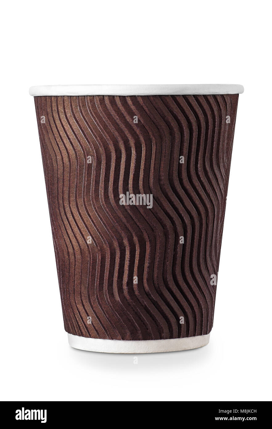 disposable paper cup Stock Photo