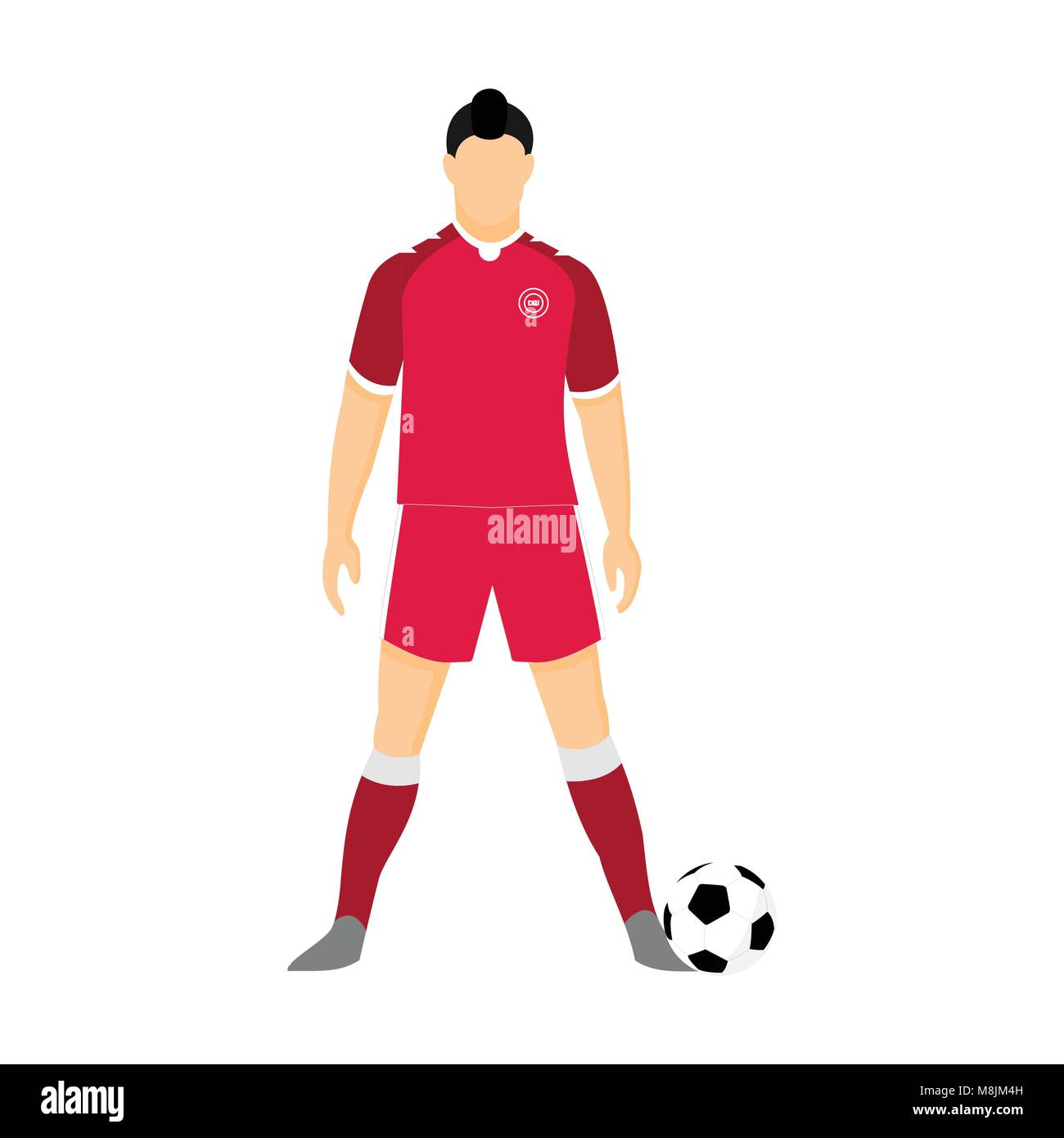 Denmark Football Jersey National Team World Cup Vector Illustration Graphic  Design Stock Vector Image & Art - Alamy