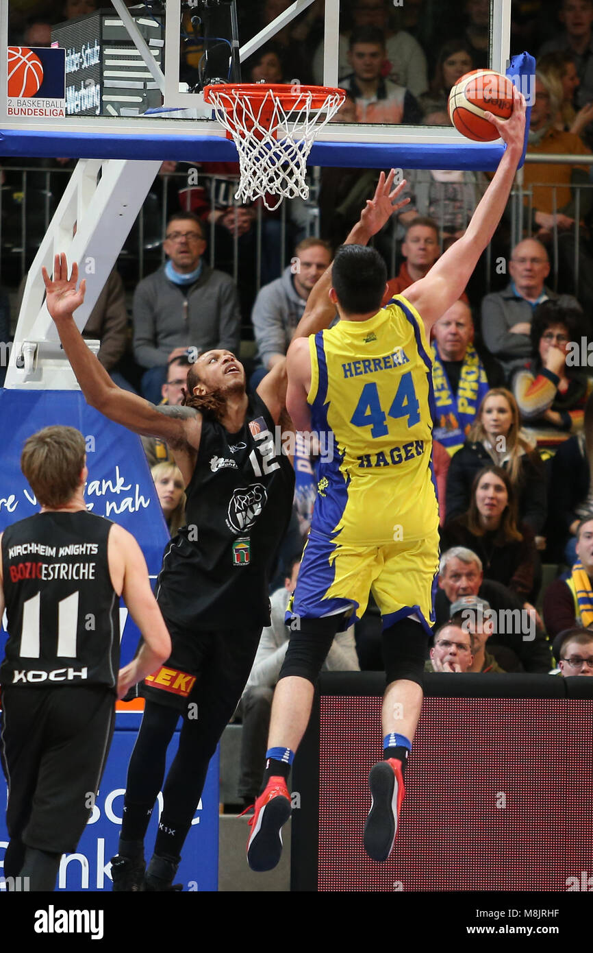 Hagen, Federal Republic Of Germany. 17th Mar, 2018. Keith Rendleman #19 ...