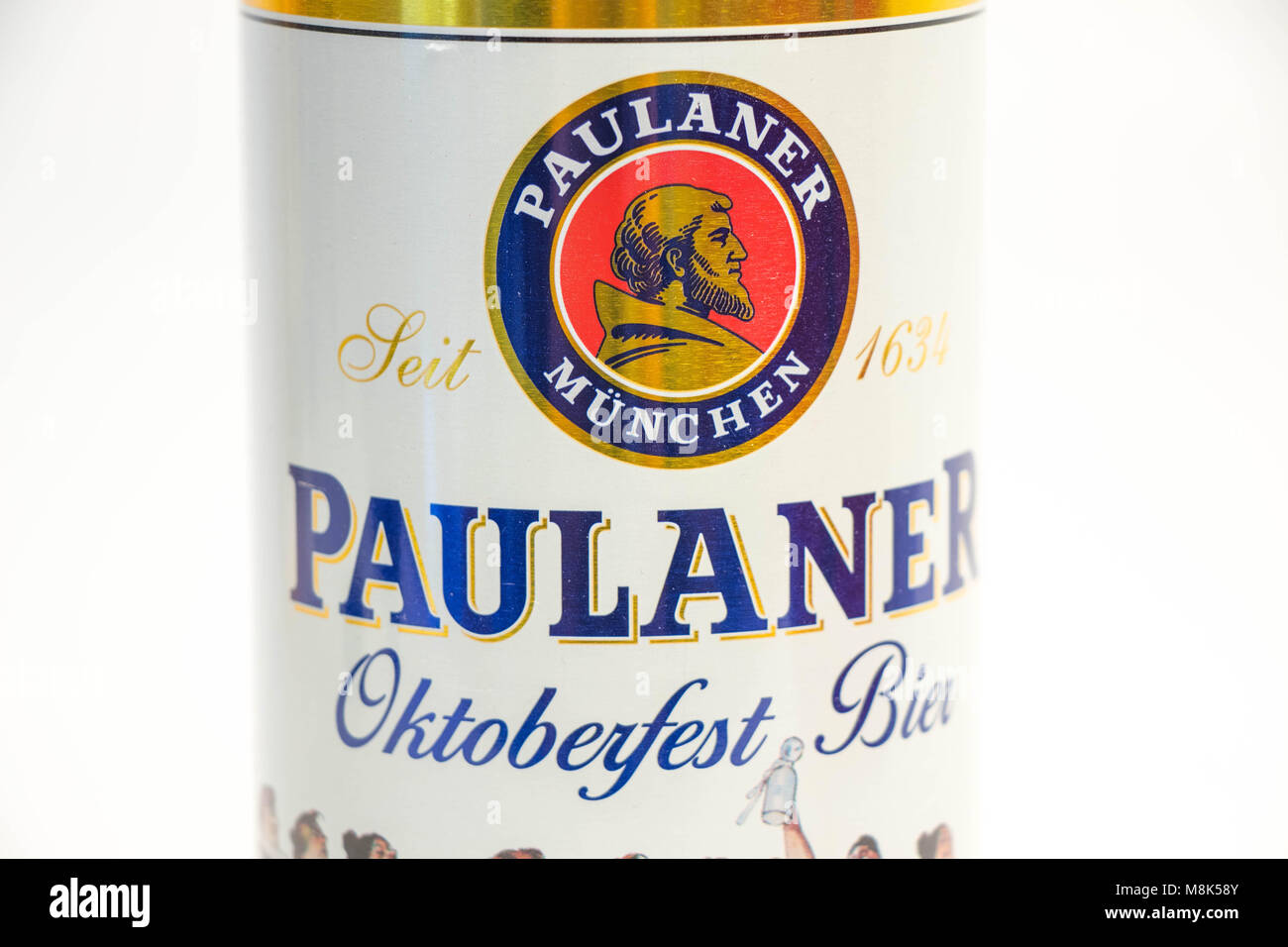 Geneva Switzerland March 20 3 2018 Paulaner Beer Bier Munchen Stock Photo Alamy