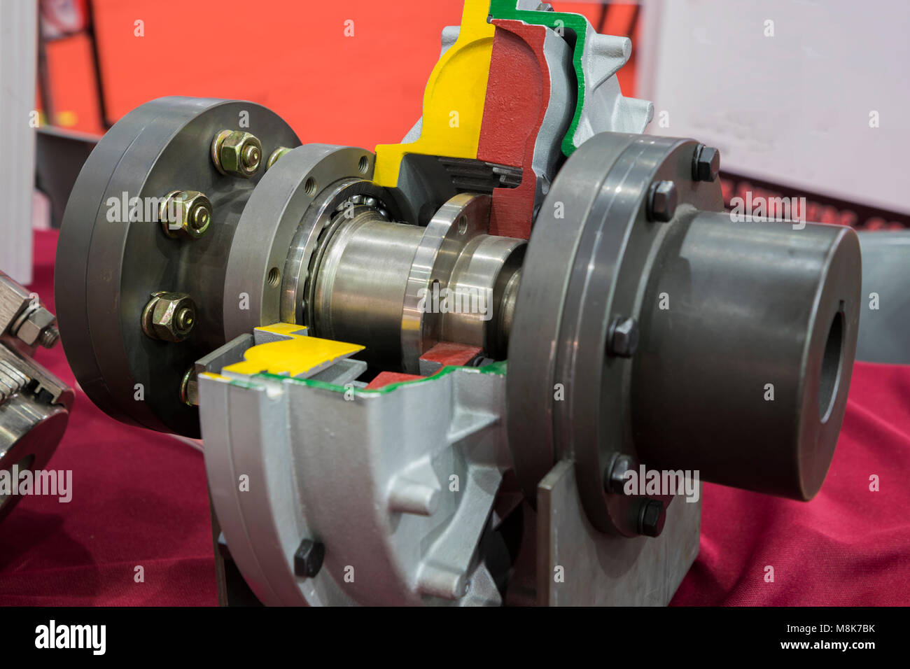The Fluid Coupling for transmission motor power Stock Photo Alamy