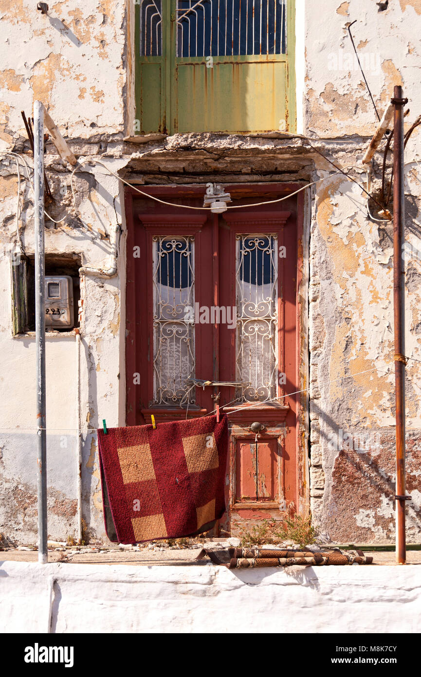House on Samos Stock Photo Alamy