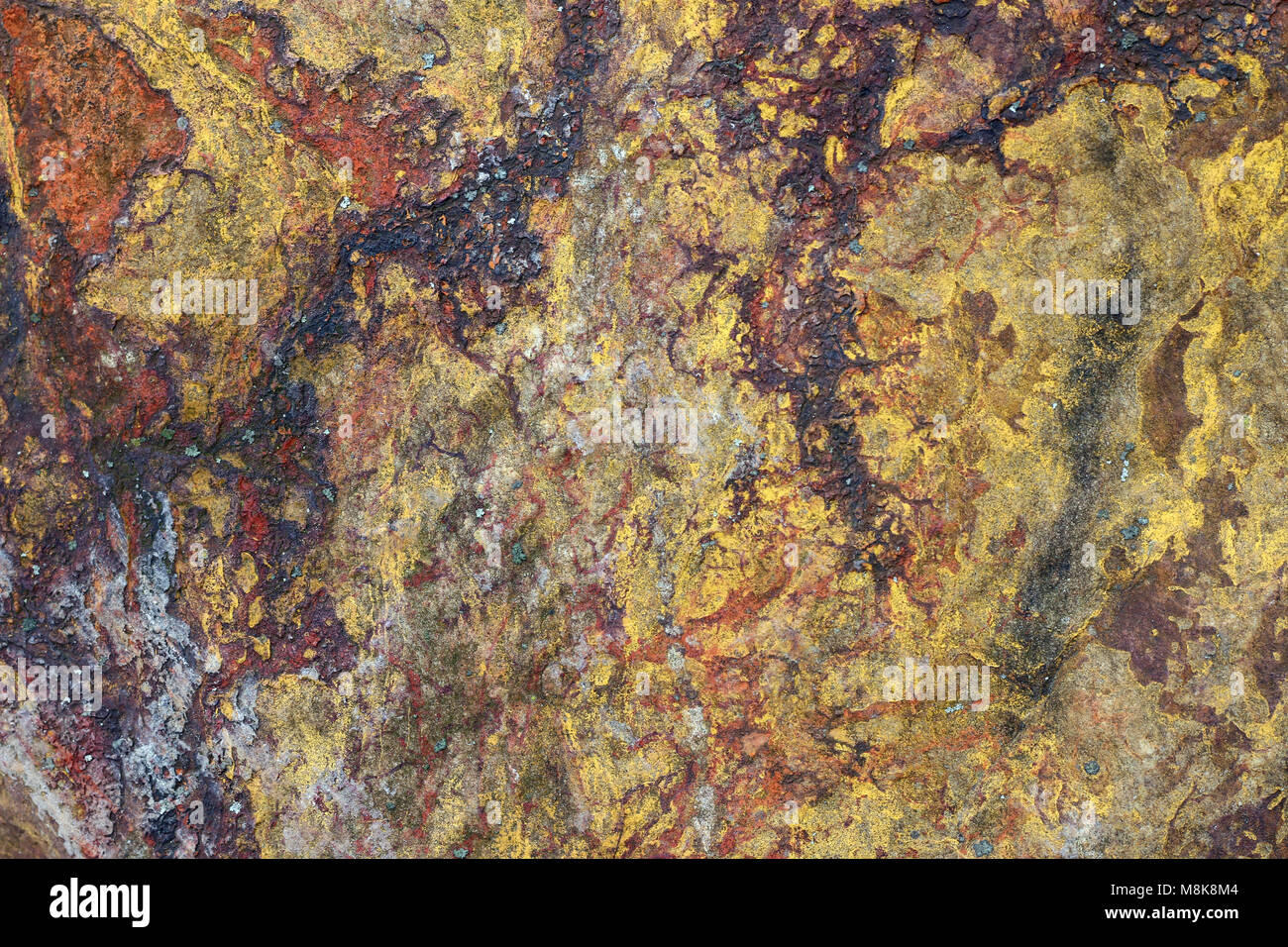 Detail of the surface of the quartz rock - quartzite Stock Photo