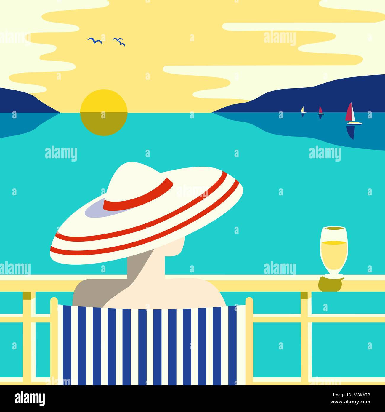 Summer holidays poster Stock Vector Image & Art - Alamy