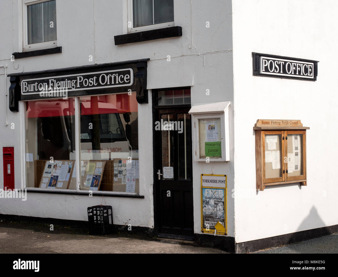 Burton Fleming Post office, Burton Fleming, Driffield, Yorkshire, England, UK Stock Photo