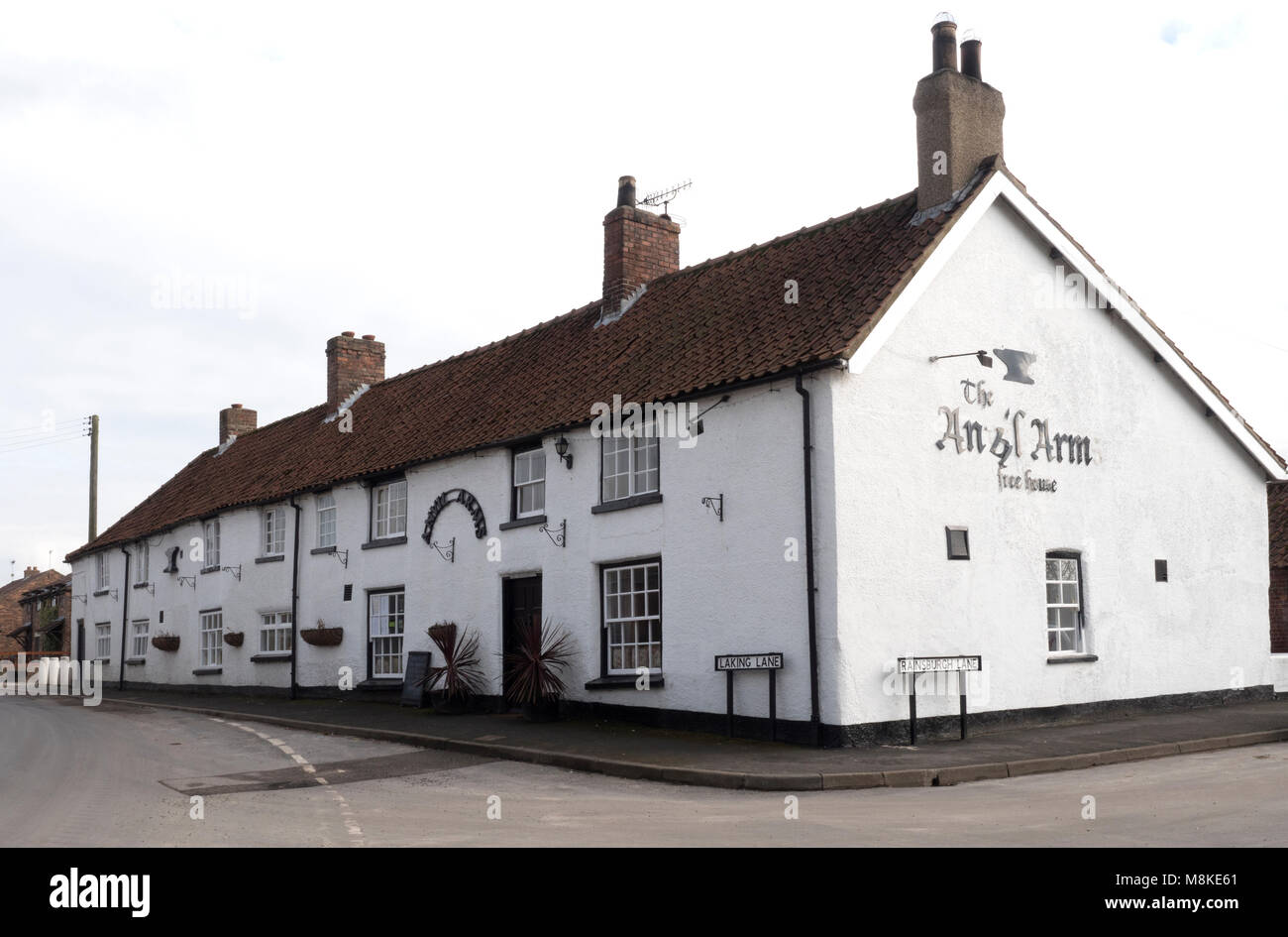 Anvil Arms Public House, Wold Newton, Driffield, Yorkshire, England, UK Stock Photo