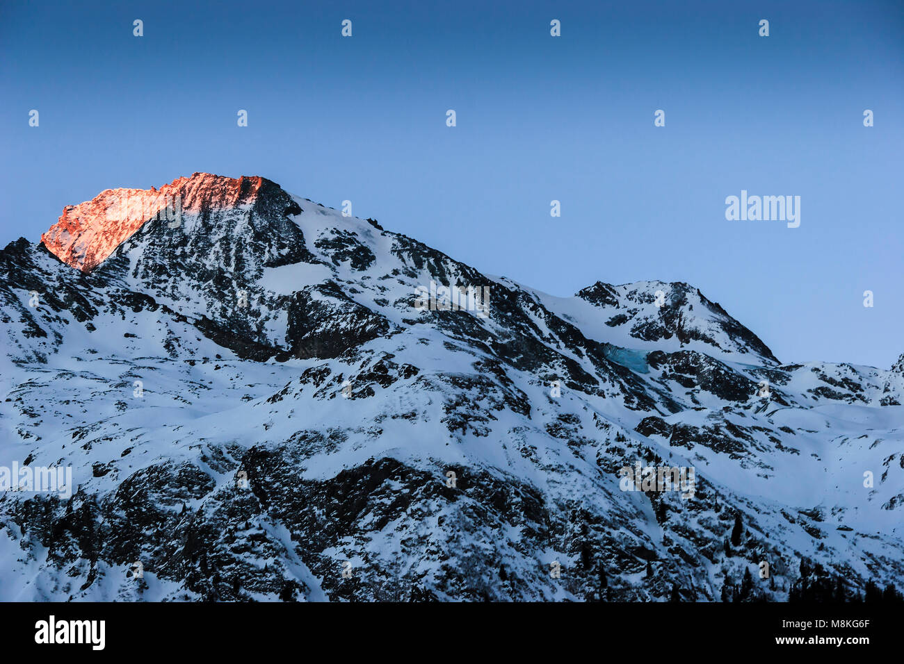 Sunrise, French Alps Stock Photo Alamy