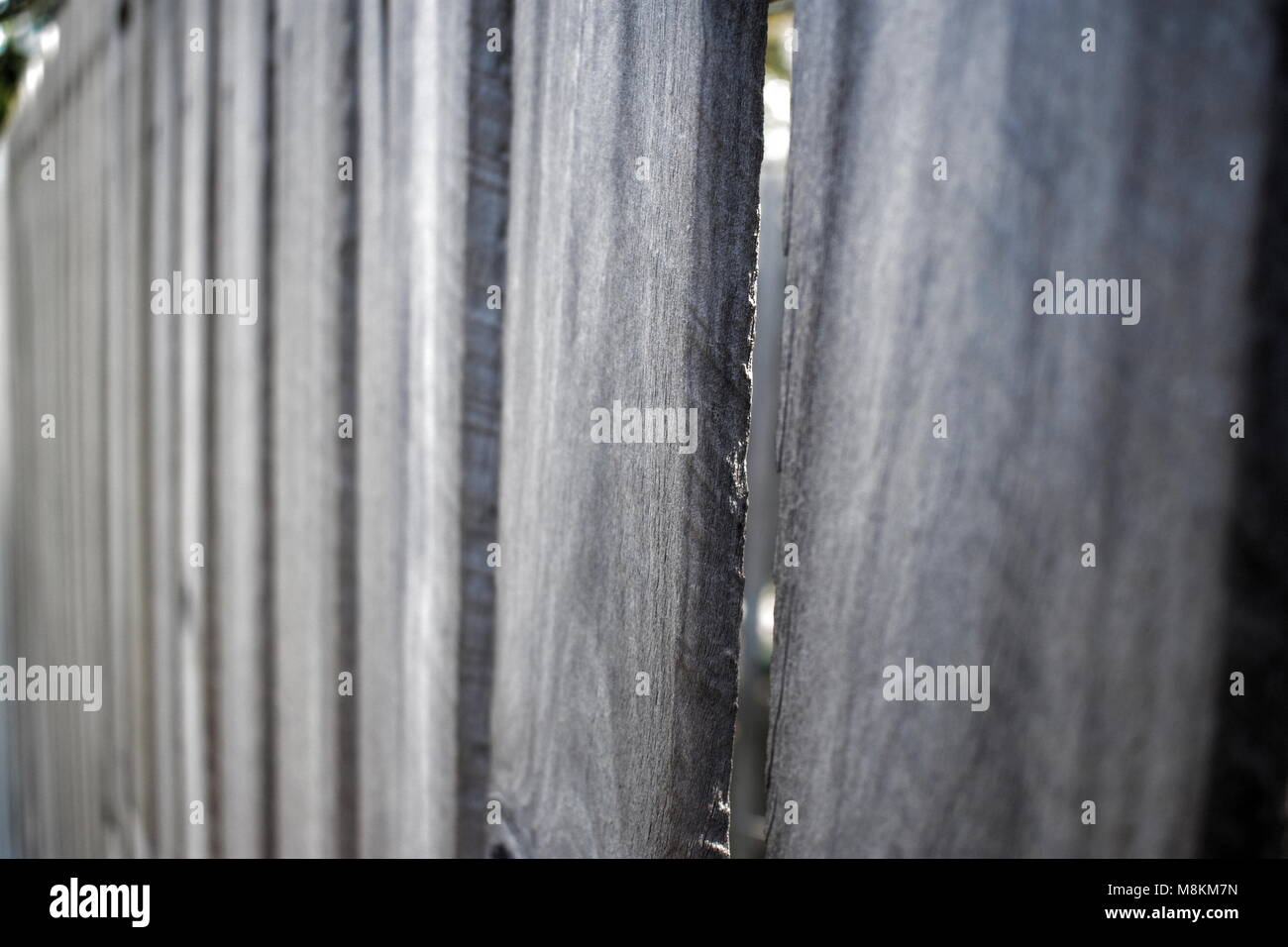 Old picket fence. Stock Photo