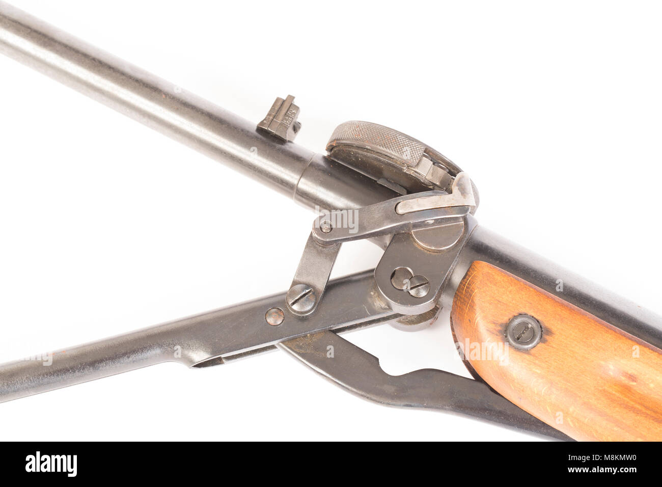 A .177 German Haenel Model 5 Junior repeater air rifle showing the