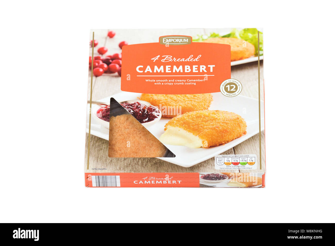 Breaded camembert cheese Cut Out Stock Images & Pictures - Alamy