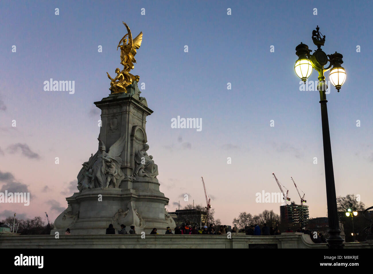 The Queen Victoria Memorial. The Queen Victoria Memorial is located in