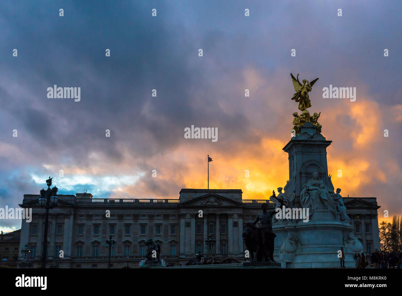 The Queen Victoria Memorial. The Queen Victoria Memorial is located in