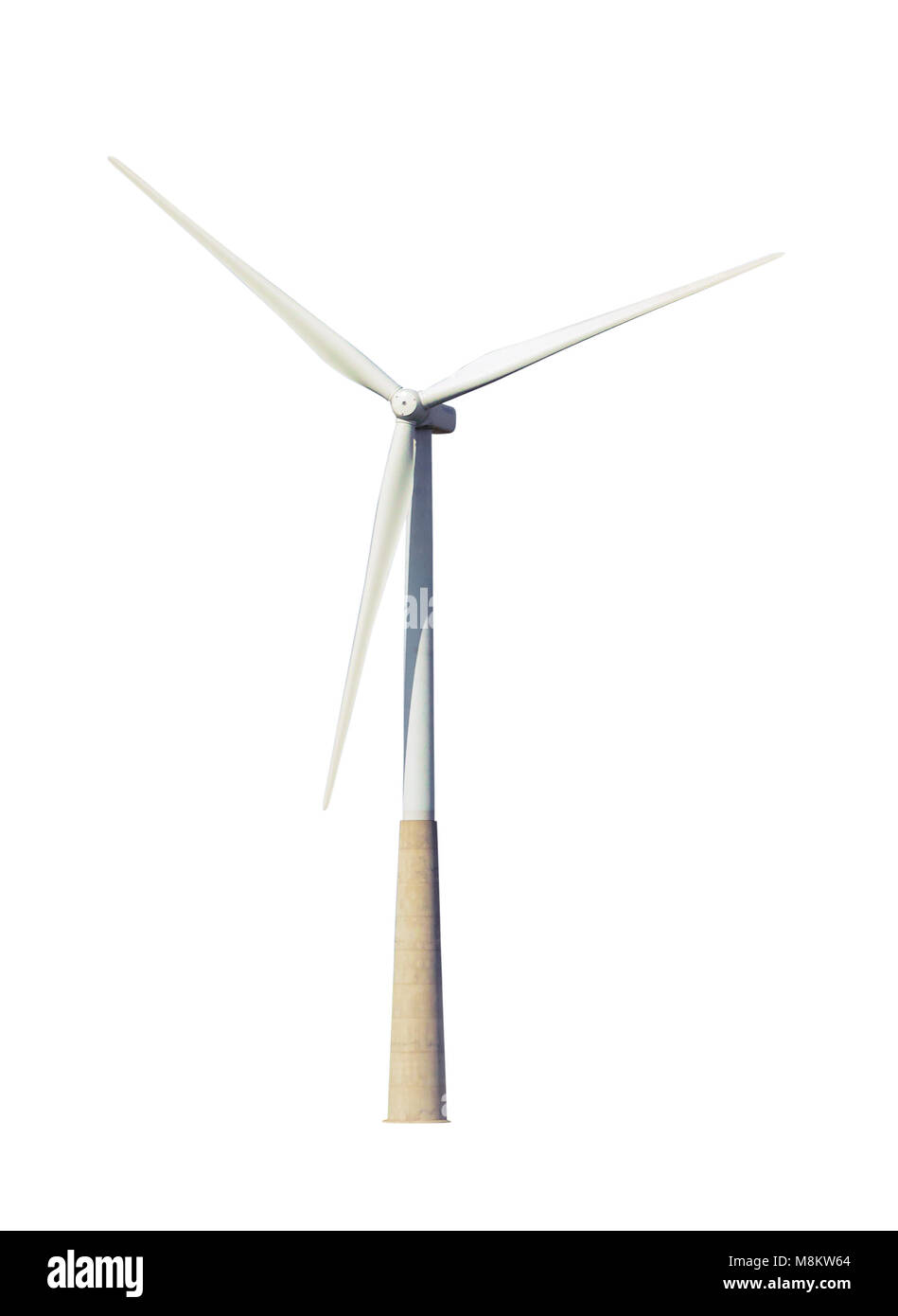 Wind generator, isolated Stock Photo