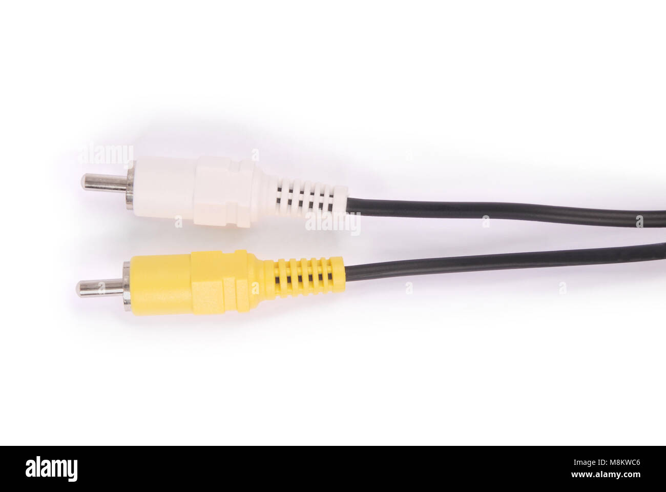 Camera connector for audio isolated on white background Stock Photo - Alamy