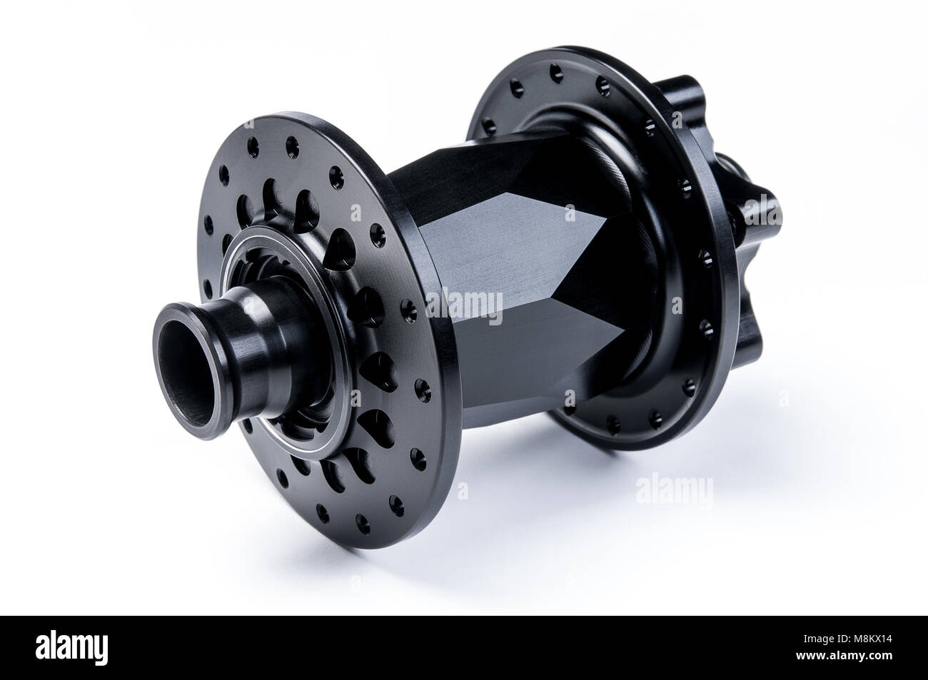 Black bicycle hub at white background, isolated Stock Photo Alamy