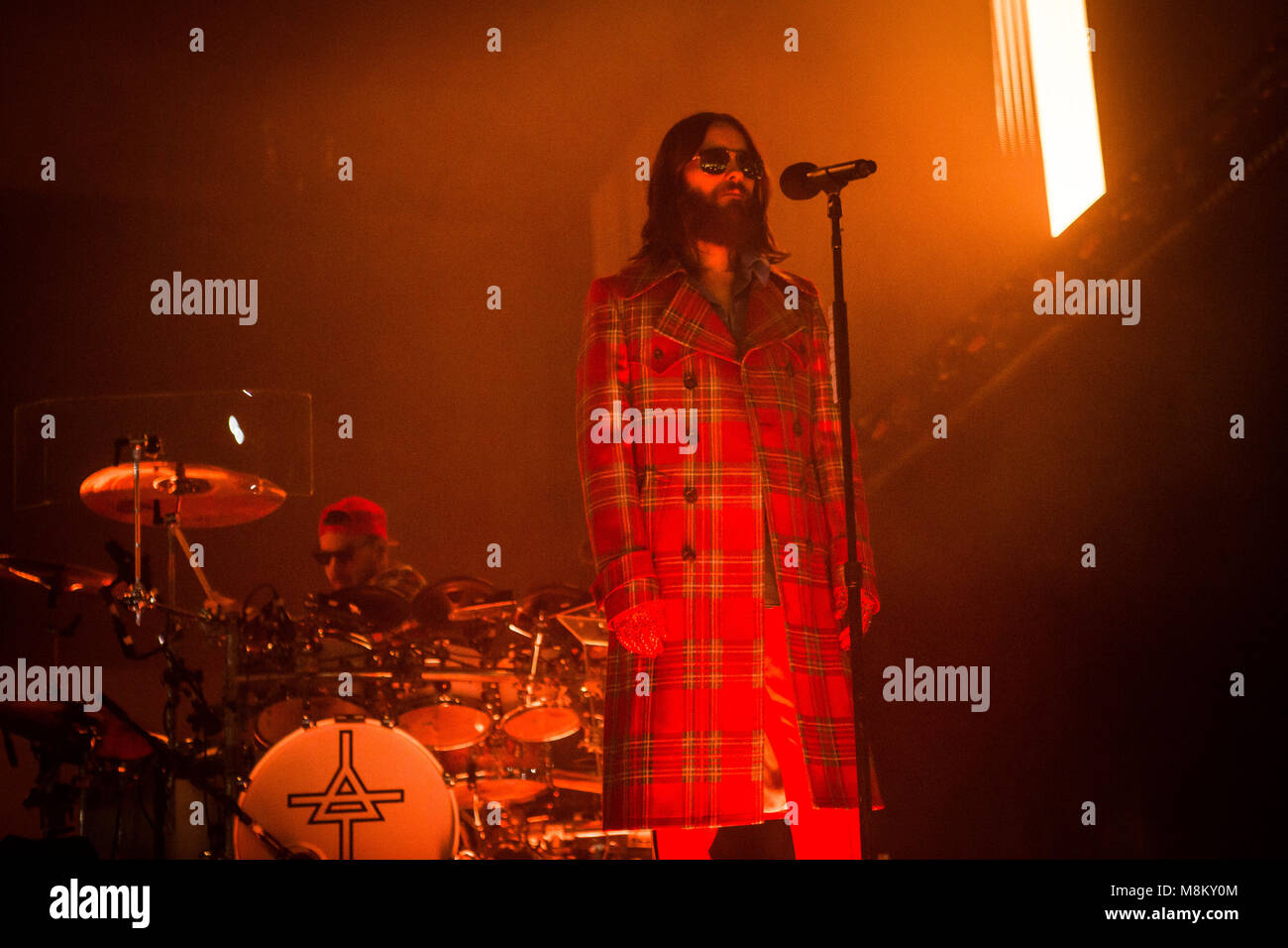 Bologna Italy 17th march 2018 Thirty Seconds To Mars live at Unipol Arena Bologna © Roberto Finizio / Alamy Live News Stock Photo