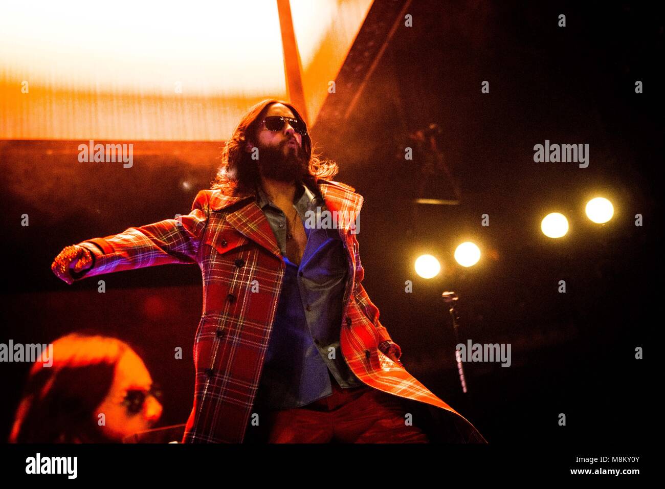 Bologna Italy 17th march 2018 Thirty Seconds To Mars live at Unipol Arena Bologna © Roberto Finizio / Alamy Live News Stock Photo