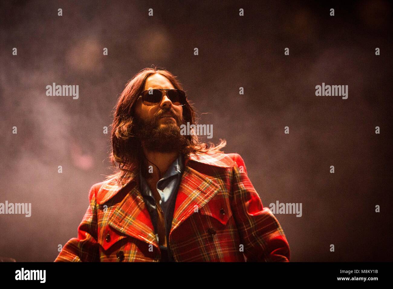 Bologna Italy 17th march 2018 Thirty Seconds To Mars live at Unipol Arena Bologna © Roberto Finizio / Alamy Live News Stock Photo