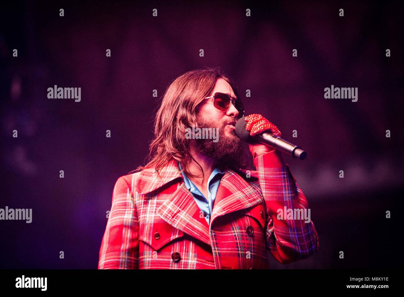 Bologna Italy 17th march 2018 Thirty Seconds To Mars live at Unipol Arena Bologna © Roberto Finizio / Alamy Live News Stock Photo