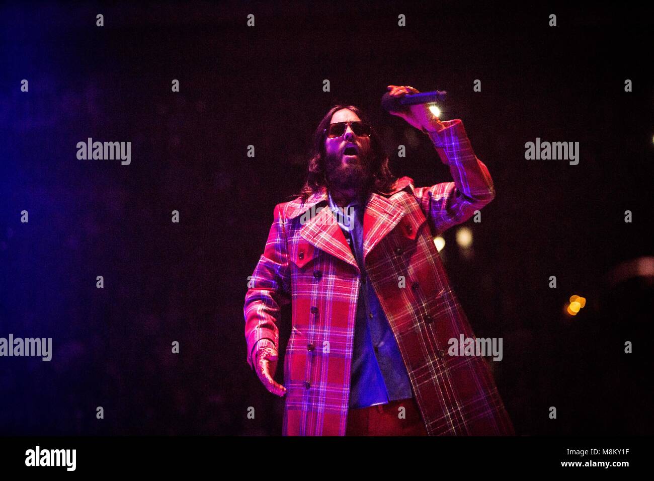 Bologna Italy 17th march 2018 Thirty Seconds To Mars live at Unipol Arena Bologna © Roberto Finizio / Alamy Live News Stock Photo