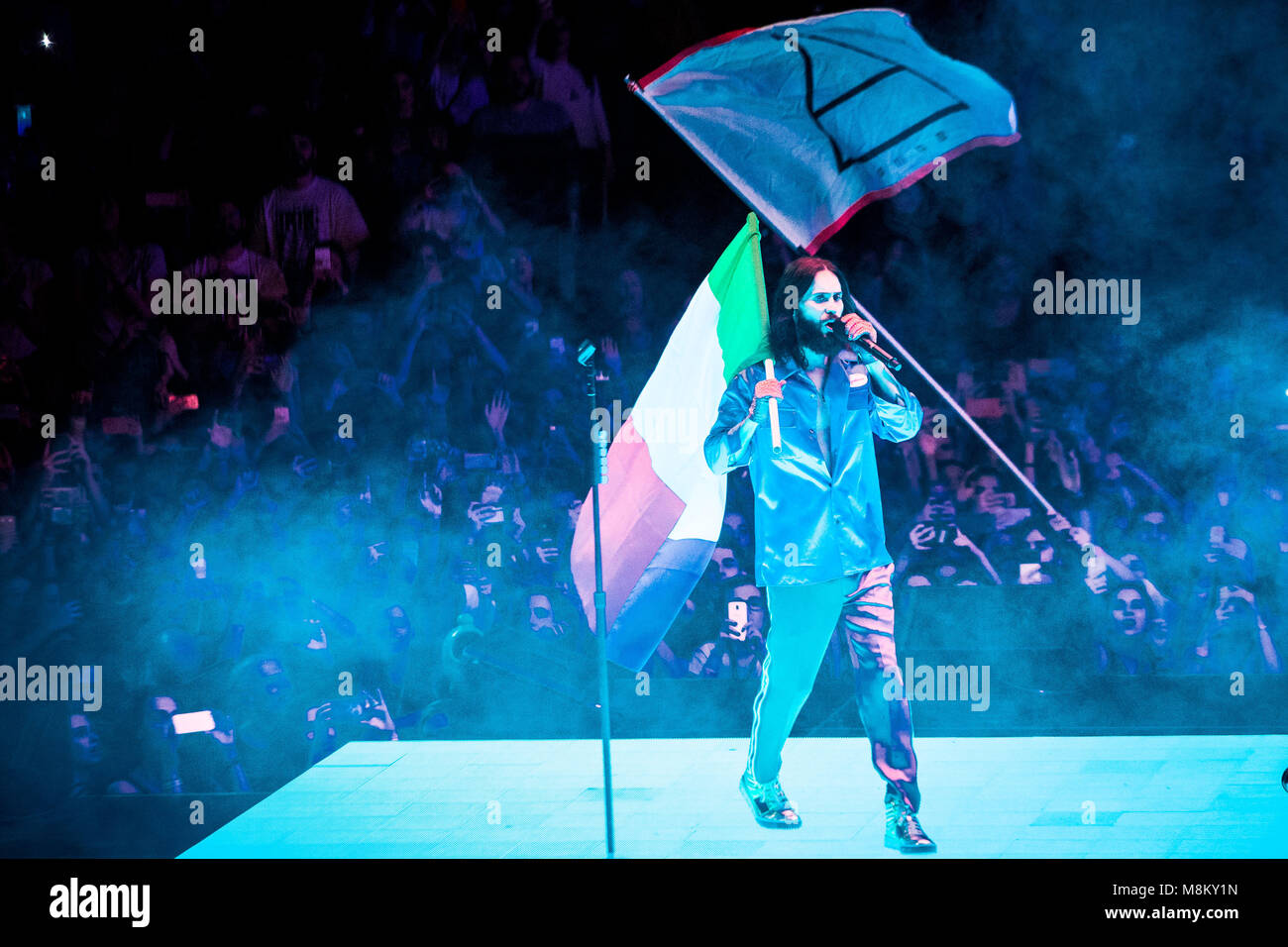 Bologna Italy 17th march 2018 Thirty Seconds To Mars live at Unipol Arena Bologna © Roberto Finizio / Alamy Live News Stock Photo