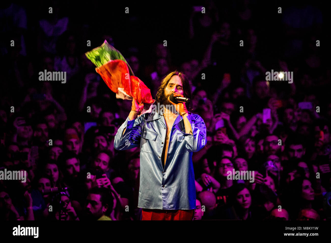 Bologna Italy 17th march 2018 Thirty Seconds To Mars live at Unipol Arena Bologna © Roberto Finizio / Alamy Live News Stock Photo