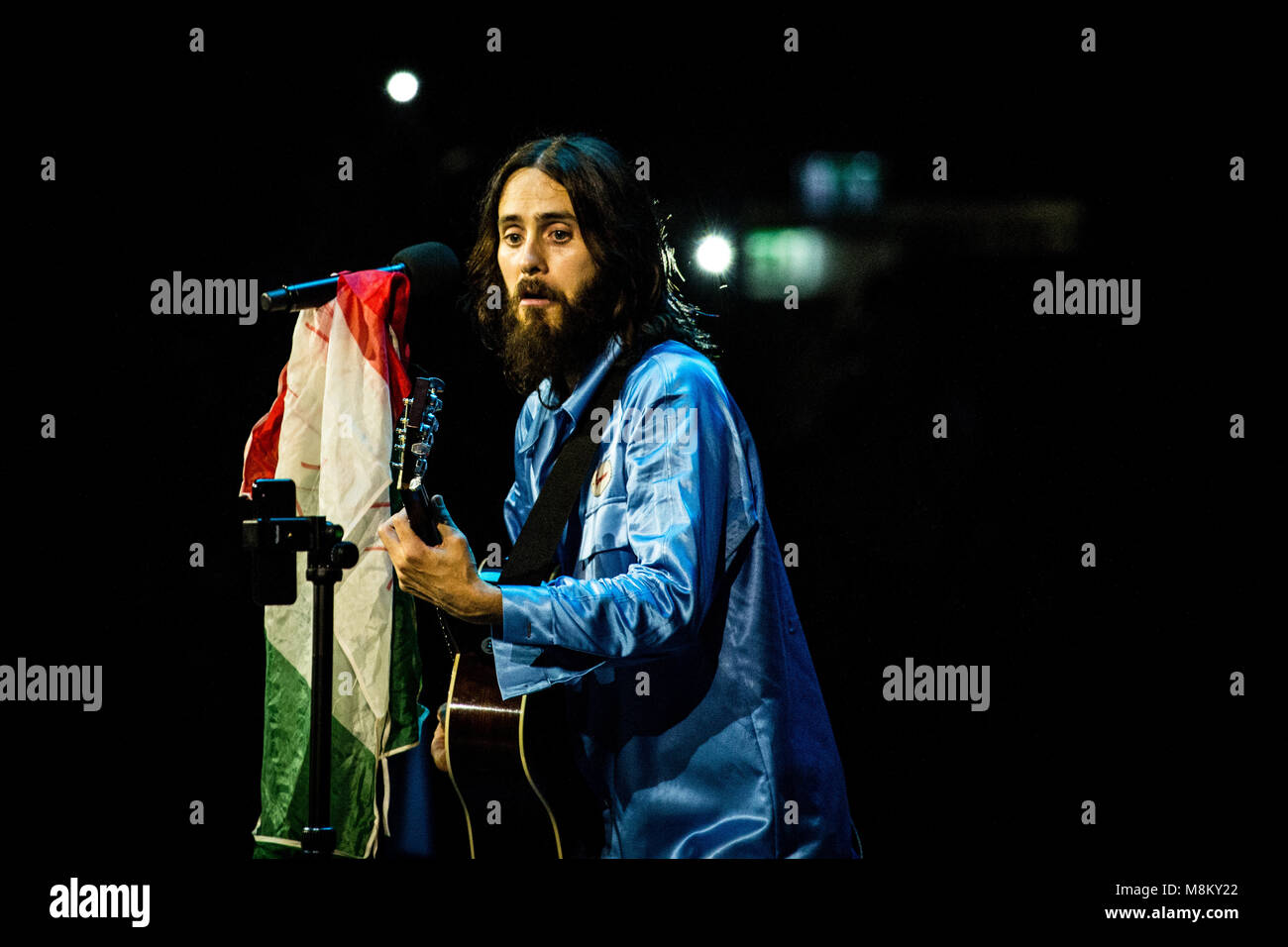 Bologna Italy 17th march 2018 Thirty Seconds To Mars live at Unipol Arena Bologna © Roberto Finizio / Alamy Live News Stock Photo