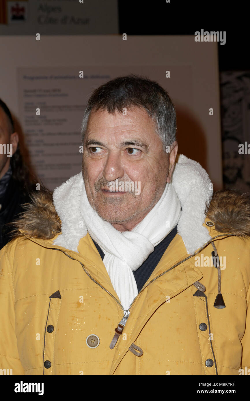 Paris, France. 17th March 2018. Jean-Marie Bigard in dedication at the book fair in Paris, France. Credit: Bernard Menigault/Alamy Live News Stock Photo