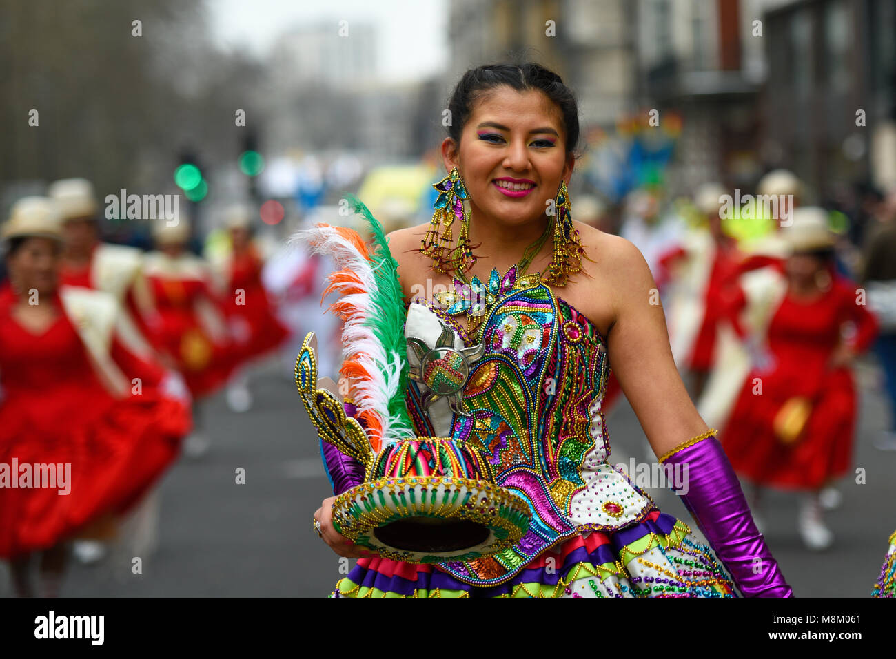 St Patrick's Day Parade, London, 2018 Stock Photo