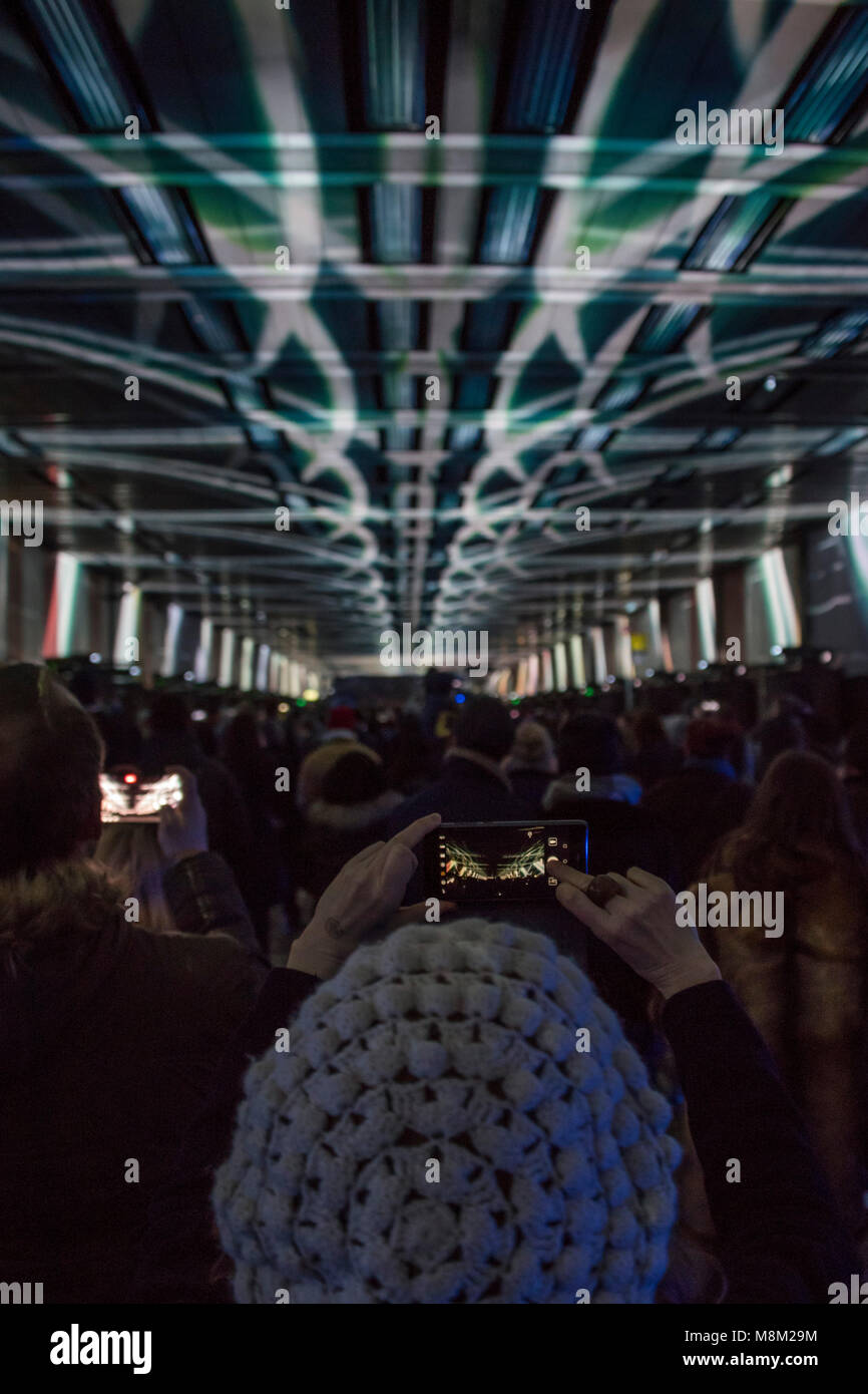 Tunnel Vision:Array uses digital projections to transform the Beech ...