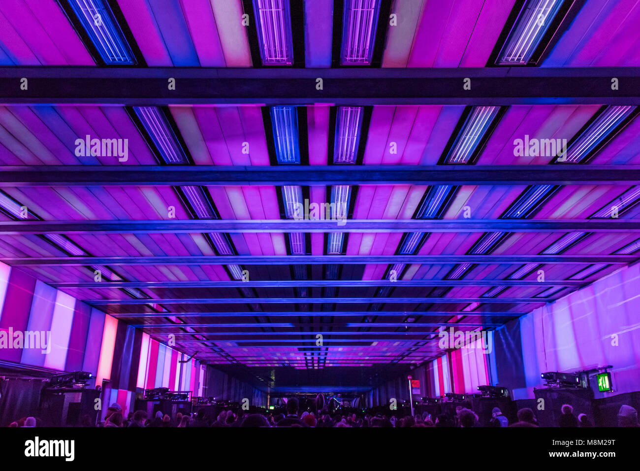 Tunnel Vision:Array uses digital projections to transform the Beech ...