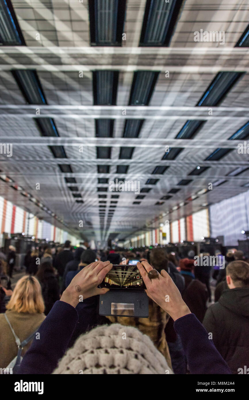 Tunnel Vision:Array uses digital projections to transform the Beech ...