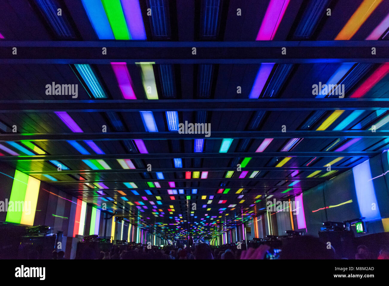 Tunnel Vision:Array uses digital projections to transform the Beech ...