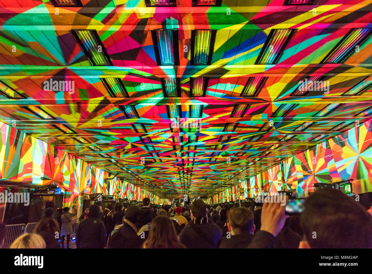 Tunnel Vision:Array uses digital projections to transform the Beech ...