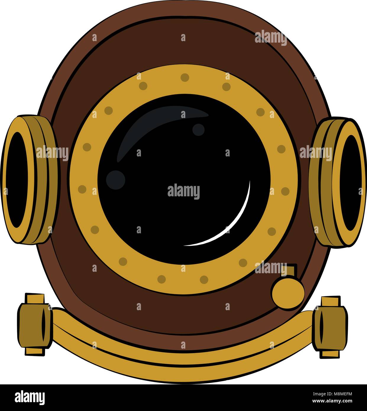 Antique diving helmet Stock Vector Image & Art - Alamy