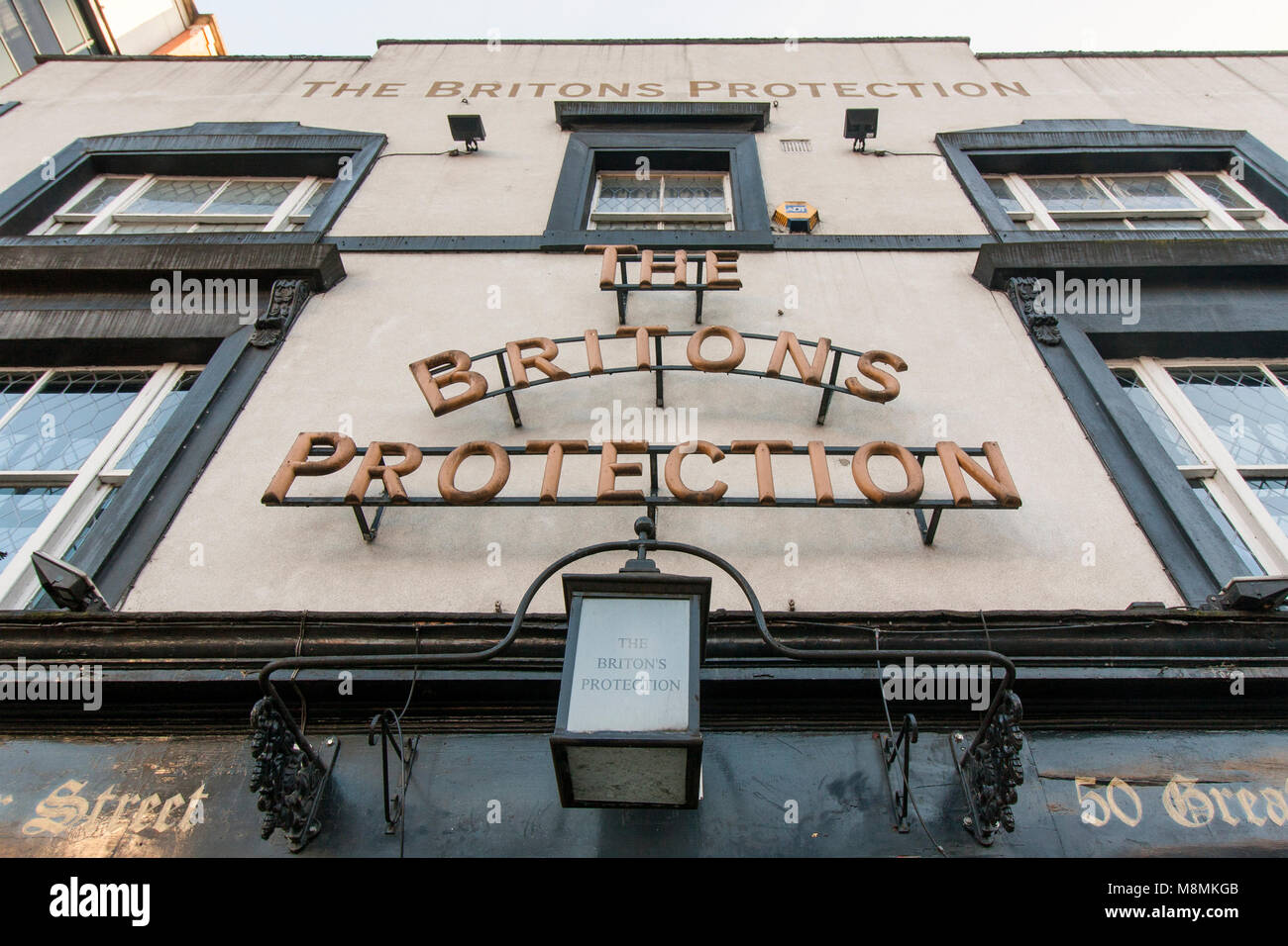 The Britons Protection, Manchester Stock Photo