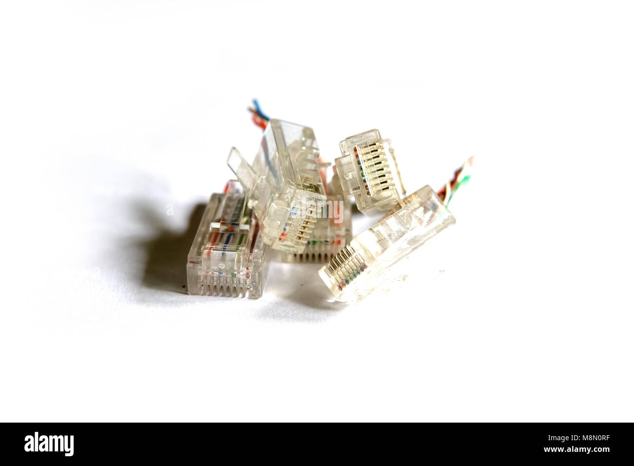 patch cords with RJ45 connectors Stock Photo Alamy