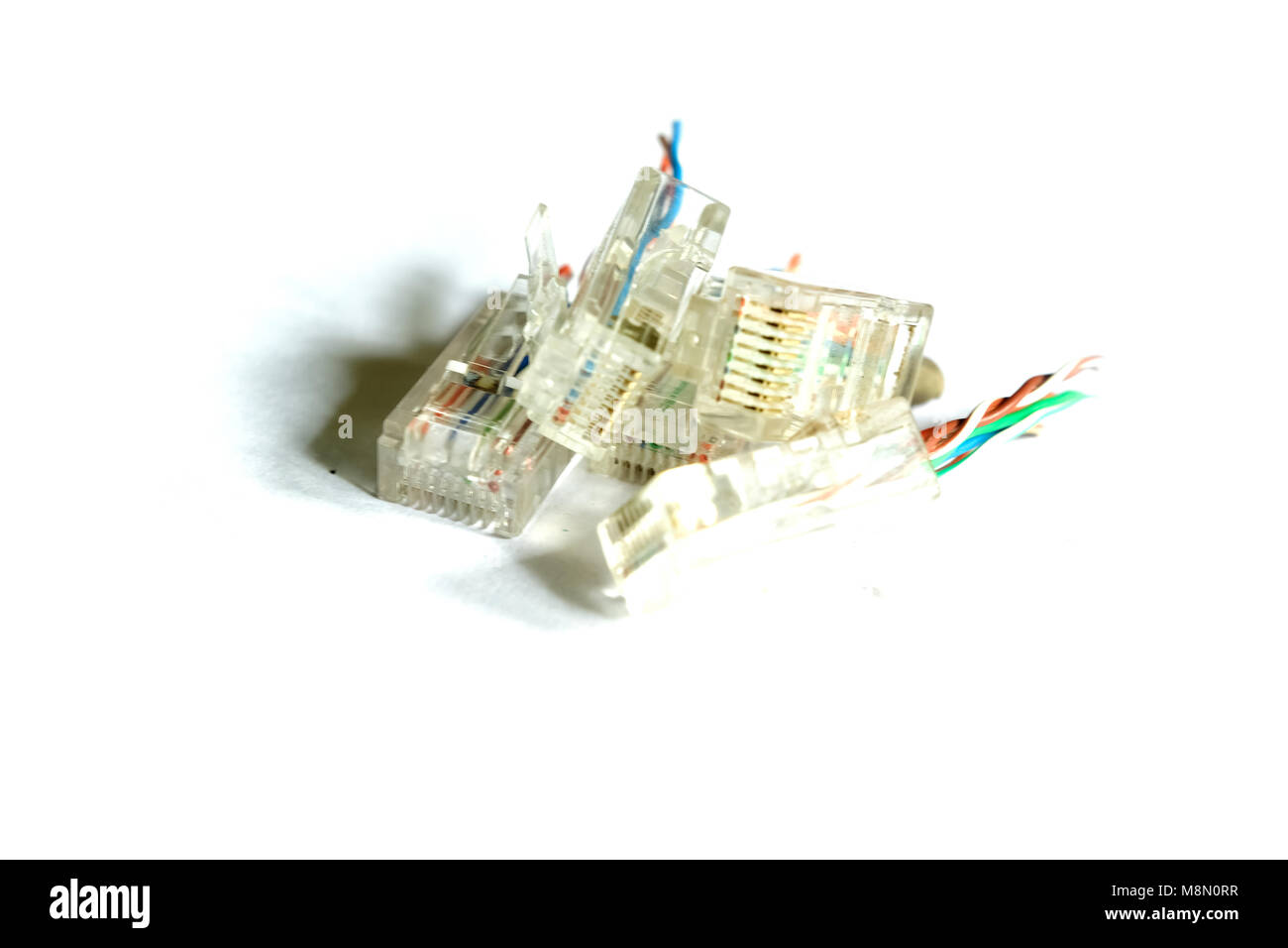 patch cords with RJ45 connectors Stock Photo Alamy