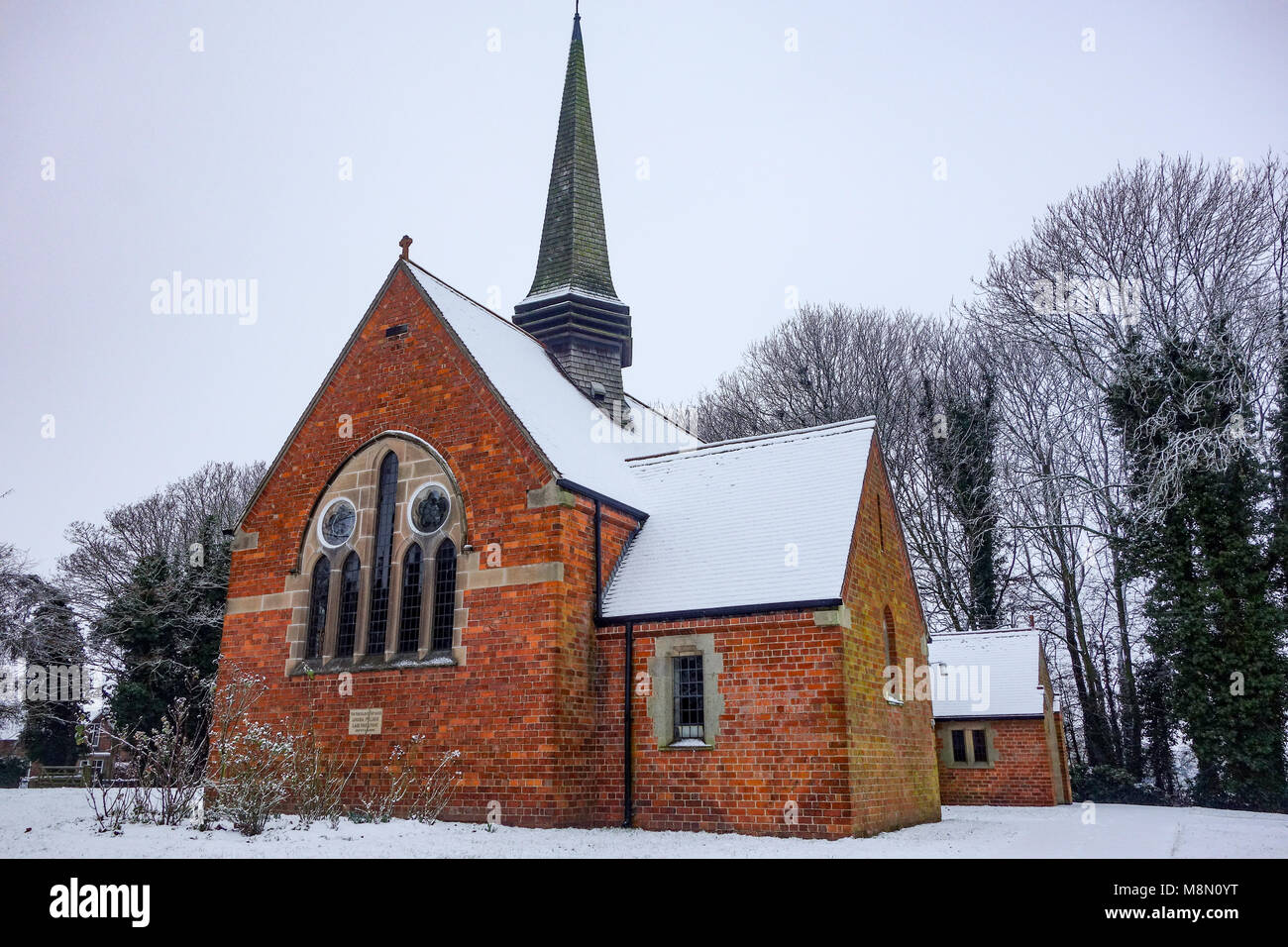 Dec 26, 2017 - The Parish Church of All Saints, East Cowton, North Yorkshire, UK Stock Photo