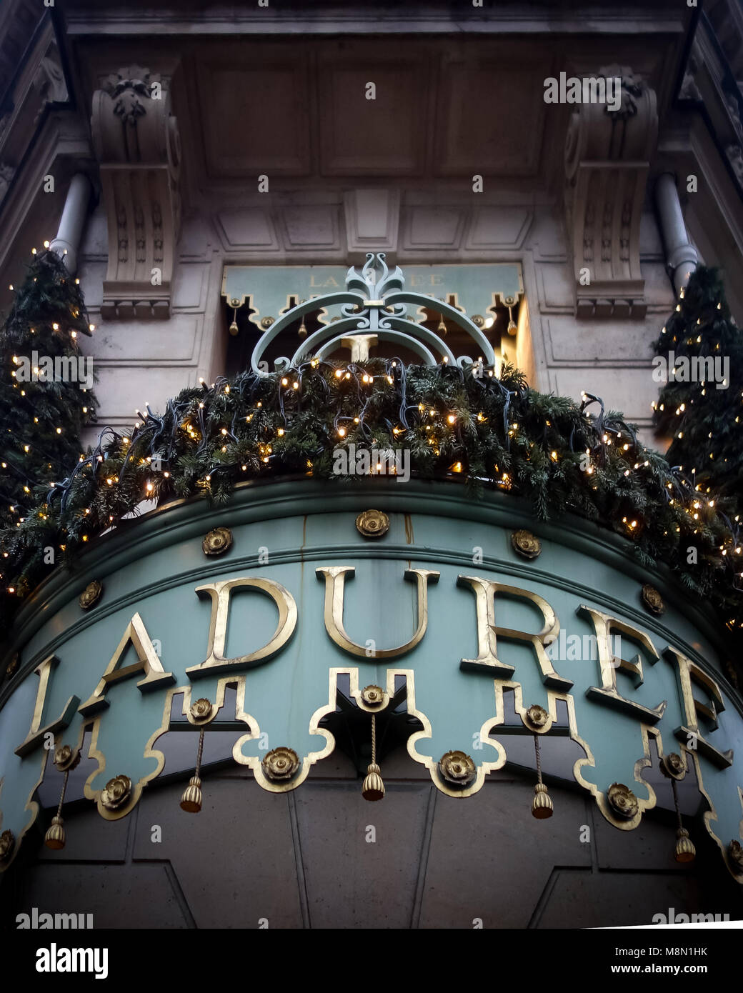 The Famous French Luxury Bakery And Sweets Shop La Duree On Champs Elysees  Avenue, Paris, France. Stock Photo, Picture and Royalty Free Image. Image  101633719.