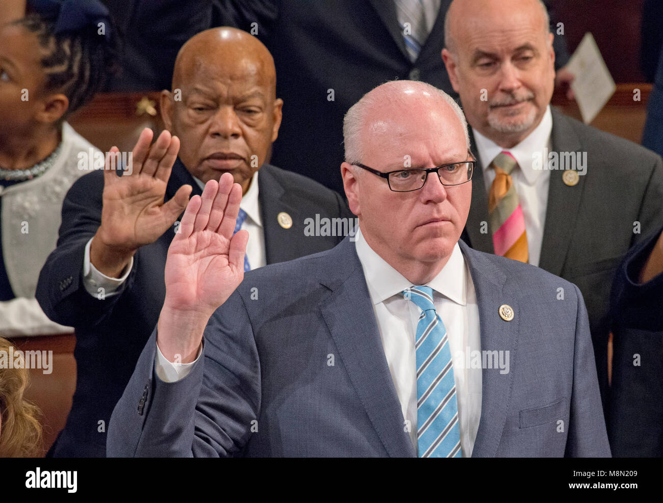 United States Representative John Lewis (Democrat of left