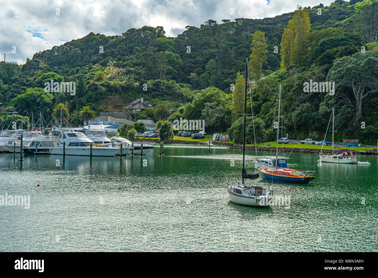 Marina at Whangaroa, North Island, New Zealand Stock Photo Alamy