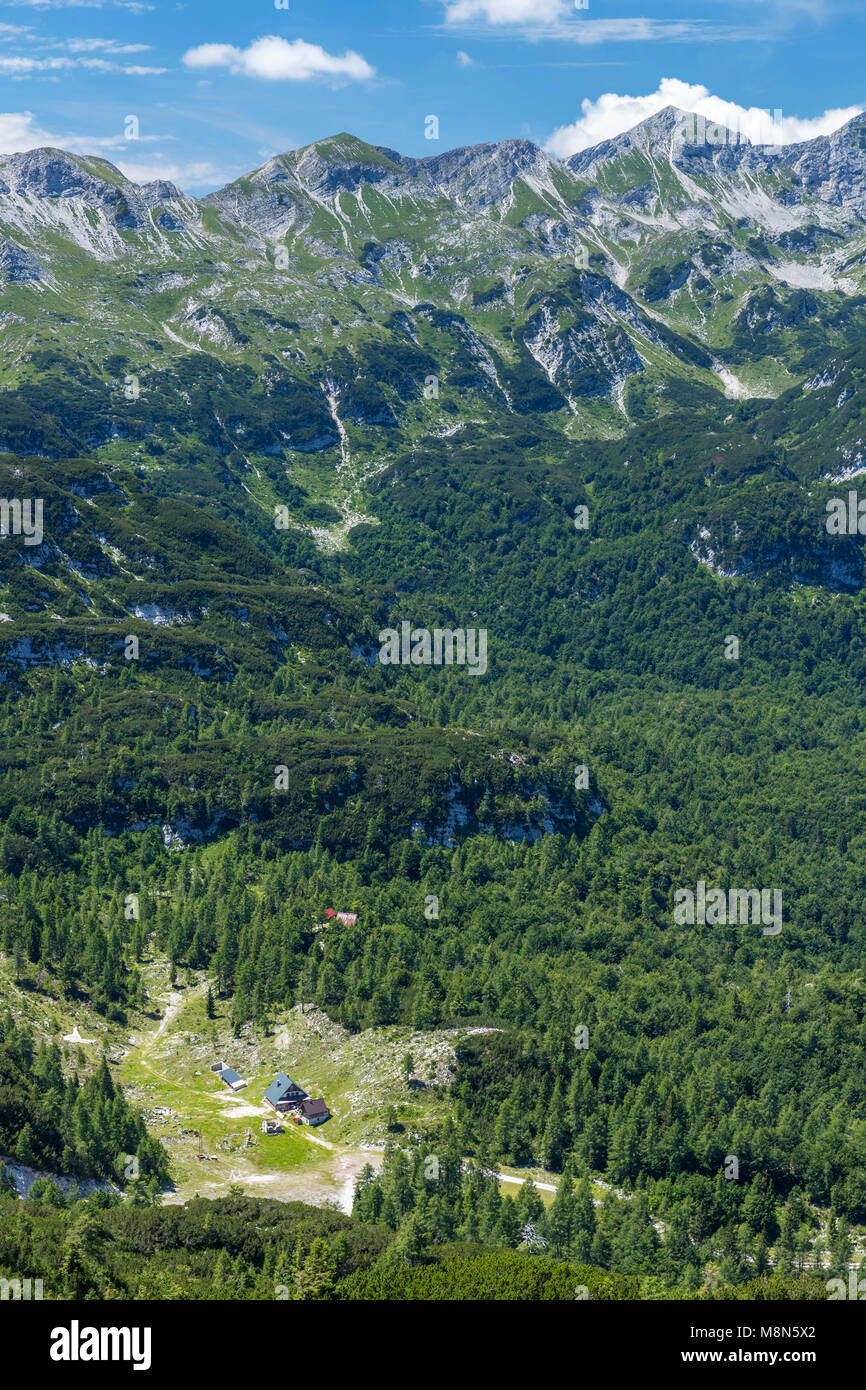 Vogel Ski Resort, Triglav National Park, Ukanc, Upper Carniola, Slovenia, Europe Stock Photo