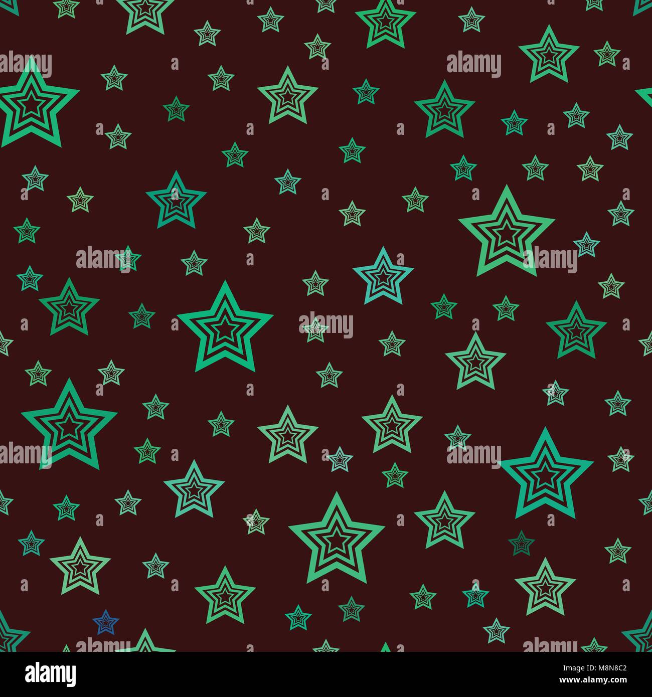bright vector geometric seamless pattern with stars Stock Vector Image ...