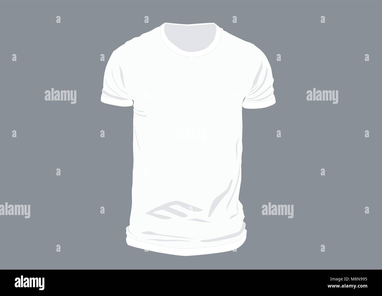 vector design of tshirt template Stock Vector