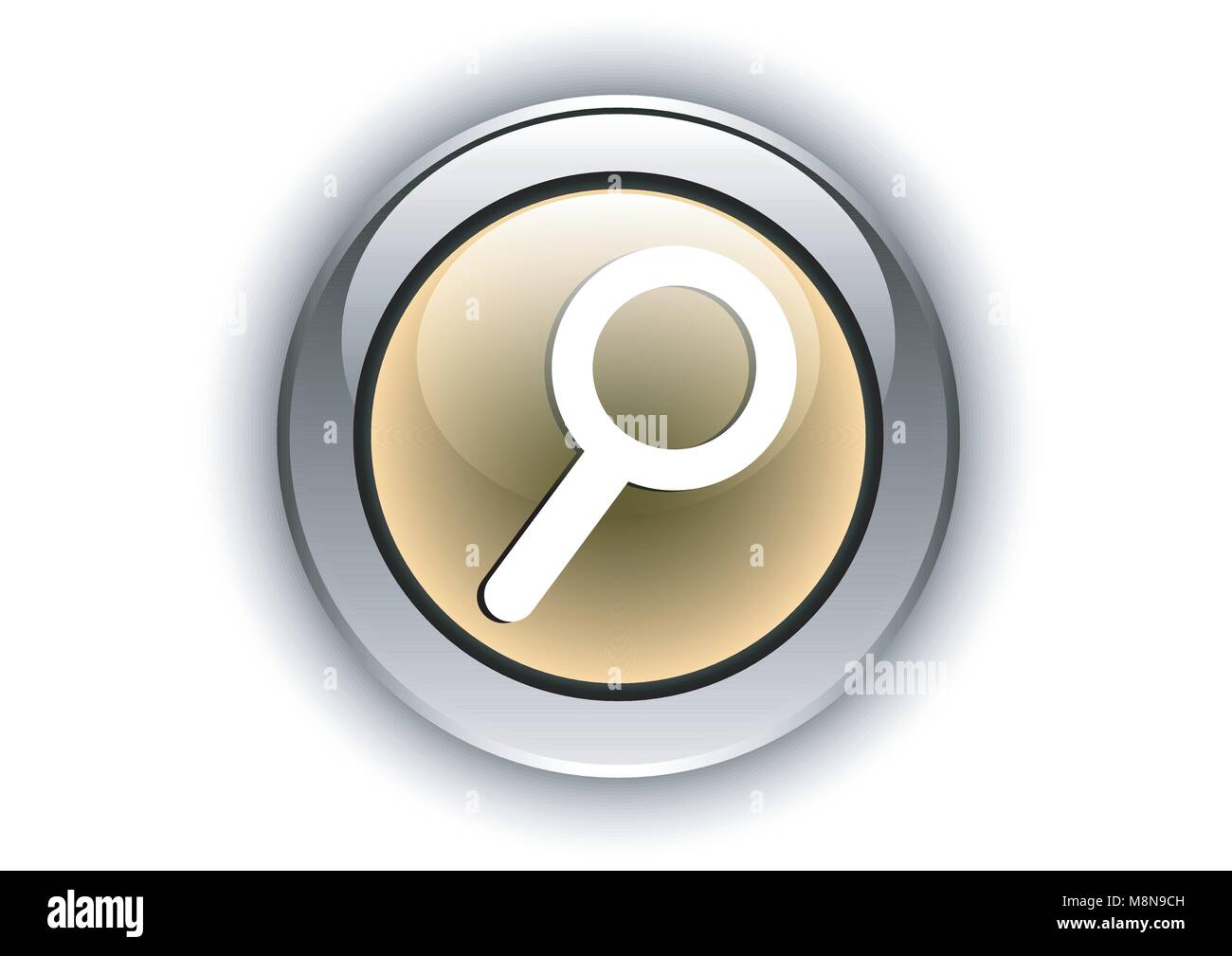 vector design of metallic button glass texture search Stock Vector