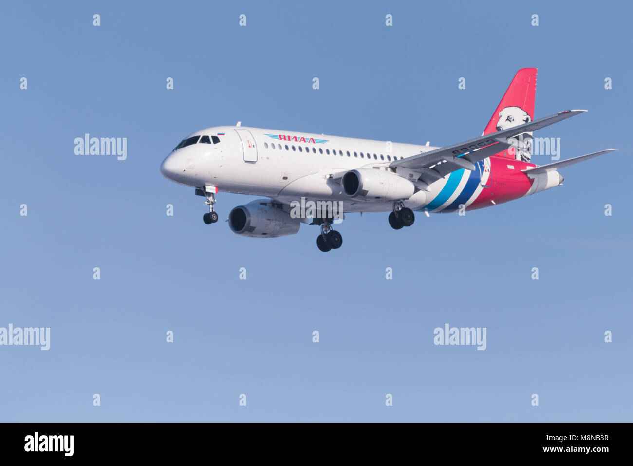 Sukhoi superjet 100 95lr ra hi res stock photography and images Alamy
