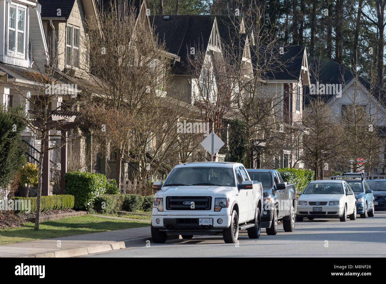 Houses in the Bedford Landing neighborhood of Fort Langley, British Columbia Stock Photo Alamy