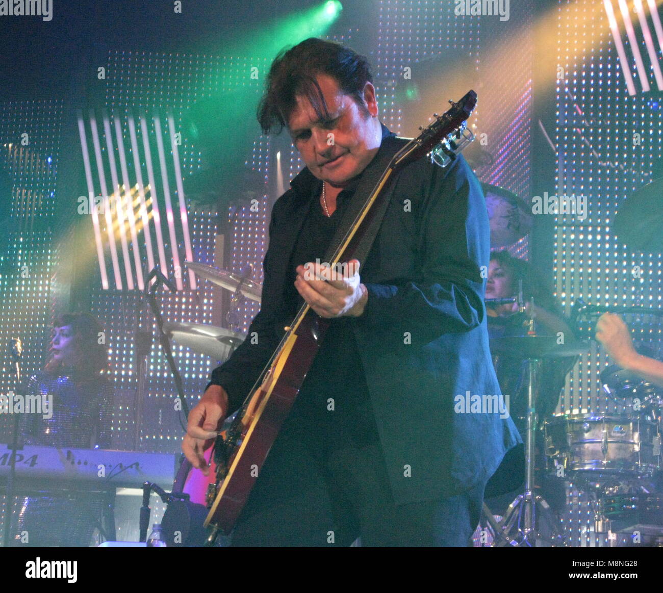 Simple Minds performing live at the Roundhouse in London  Featuring: Charlie Burchill, Simple Minds Where: London, United Kingdom When: 15 Feb 2018 Credit: Melanie Hupli/WENN.com Stock Photo