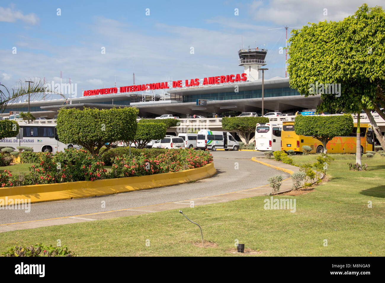 SDQ, Aeropuerto Las Américas, Airport Las Americas, Santo Domingo, Domnican Republic Stock Photo
